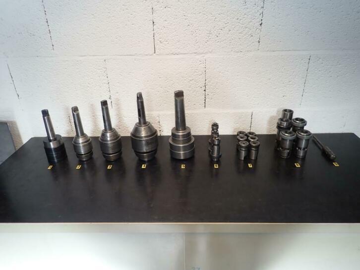 Diverse Snelwissel systemen MC4 MC5, Doe-het-zelf en Verbouw, Draaibanken, Gebruikt, Freesbank, Ophalen of Verzenden