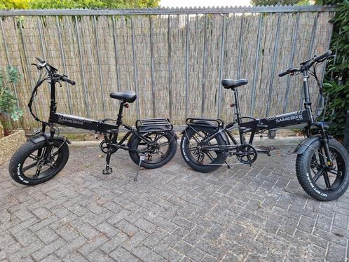 Samebike (opvouwbare elektrische fatbike), Fietsen en Brommers, Fietsen | Vouwfietsen, Zo goed als nieuw, Overige merken, Versnellingen