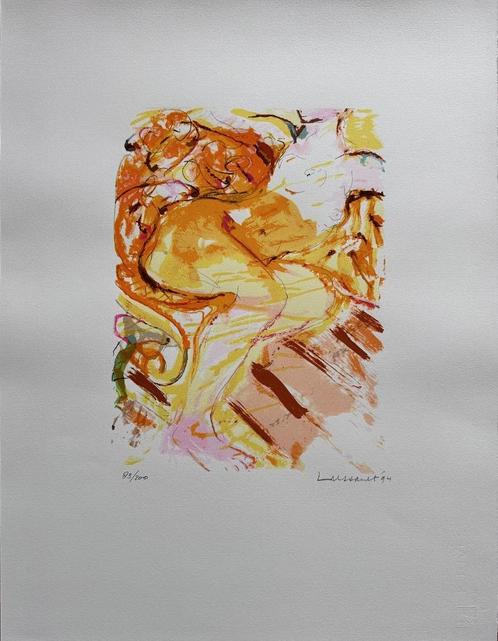 Paul de Lussanet zeefdruk, Antiek en Kunst, Kunst | Litho's en Zeefdrukken, Ophalen