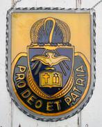 Pro Patria, schild, glas in lood., Antiek en Kunst, Ophalen of Verzenden