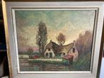 Oud schilderij van bekende schilder LC Schippers, Antiek en Kunst, Kunst | Schilderijen | Klassiek, Verzenden