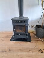 Houtkachel met dubbelwandige geisoleerde buizen, Huis en Inrichting, Kachels, Ophalen, Zo goed als nieuw, Hout, Houtkachel