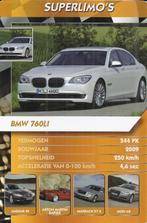 Kw2728 autokaartje bmw 760li, Ophalen of Verzenden, Zo goed als nieuw, Auto's