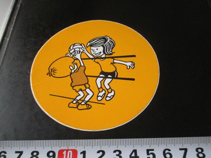 sticker strip Volleybal, Verzamelen, Stickers, Zo goed als nieuw, Ophalen