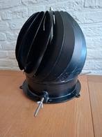 Zgan. Roterende schoorsteenkap. Spinner. 140-250 mm. Zwart., Ophalen of Verzenden, Zo goed als nieuw, Afzuiger