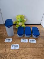 Tupperware ruimtespaarders blauw Gebruikt, Huis en Inrichting, Keuken | Tupperware, Ophalen of Verzenden, Gebruikt, Blauw, Bak of Kom