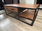 Mango houten salontafel met 2 lades, Huis en Inrichting, Ophalen, 50 tot 100 cm, Zo goed als nieuw, Minder dan 100 cm