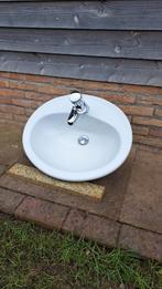 Wasbak met grohe warm/koud waterkraan!, Ophalen, 50 tot 100 cm, Zo goed als nieuw, Minder dan 100 cm