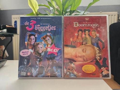 K3 De Musical op dvd! Doornroosje & de 3 biggetjes!, Cd's en Dvd's, Dvd's | Kinderen en Jeugd, Gebruikt, Film, Avontuur, Alle leeftijden