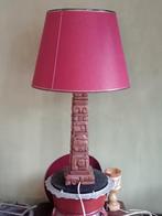 Maori Tiki Schemerlamp - Nieuw- Zeelandse Kunst, Gebruikt, Ophalen of Verzenden, Stof, Minder dan 100 cm