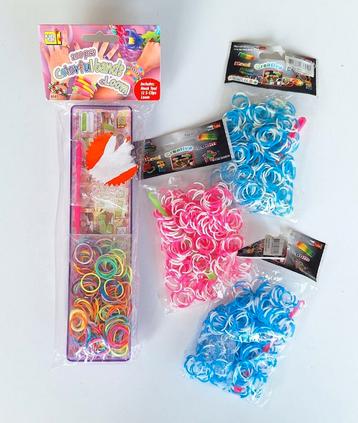 NIEUW! Loom setje + 3 zakjes loom bandjes beschikbaar voor biedingen