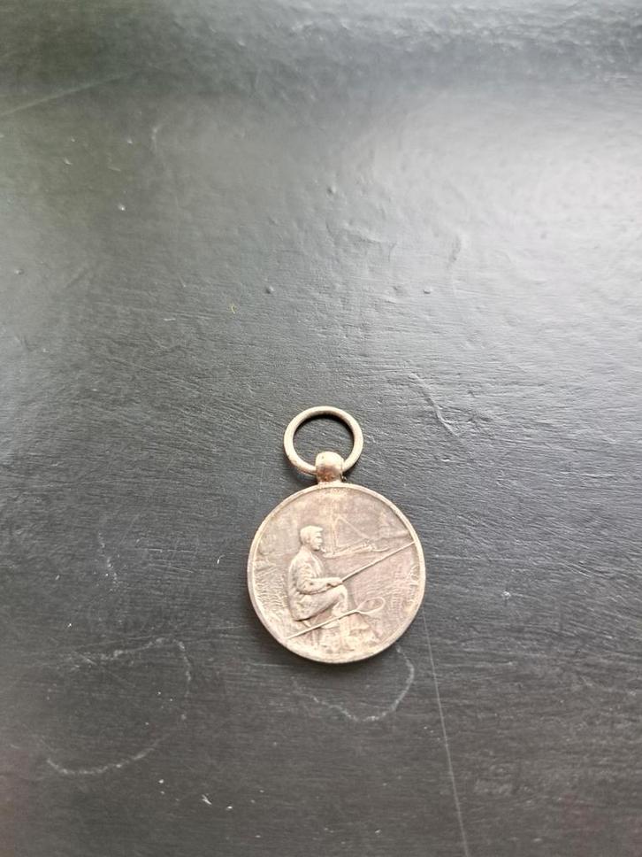 Zilveren Medaille - Visser, Postzegels en Munten, Munten | Europa | Niet-Euromunten, Losse munt, België, Zilver, Ophalen of Verzenden
