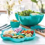 Tupperwaren Chip N Dip Set Nieuw Laatste, Ophalen of Verzenden, Nieuw, Blauw, Bak of Kom