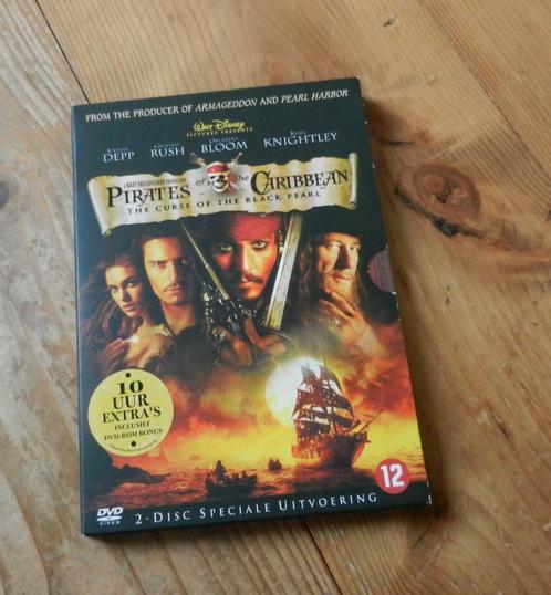 Pirates Of The Caribbean: The Curse of The Black Pearl(2DVD), Cd's en Dvd's, Dvd's | Avontuur, Vanaf 12 jaar, Ophalen of Verzenden