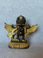 Garuda beeld Tibet brons verguld, Antiek en Kunst, Ophalen of Verzenden