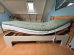 GRATIS Bed 160x200 + Pirelli Lattenbodem - Verstelbaar, Huis en Inrichting, Slaapkamer | Bedden, Ophalen, Wit, Tweepersoons, 180 cm