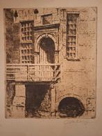 Ets Caroline Konig - Architectuur Zwolle, Ophalen of Verzenden