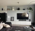 Besta tv kast, Besta wandkast, planken incl dragers Ikea wit, Ophalen, Overige materialen, 150 tot 200 cm, Minder dan 100 cm