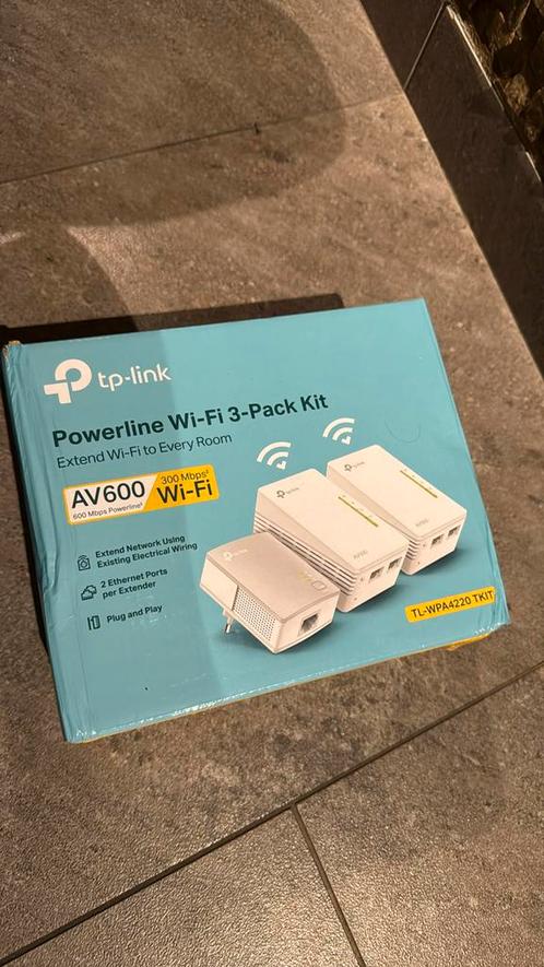 Nieuwe TP-Link Powerline Wi-Fi 3-Pack Kit, Computers en Software, Powerlines, Nieuw, Ophalen of Verzenden
