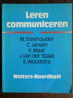Leren communiceren  van M. Steehouder, C. Jansen, L. van Gul, Ophalen of Verzenden, Zo goed als nieuw, HBO, Alpha