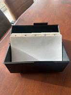 Kaartenbak met alfabet, Ophalen of Verzenden, Zo goed als nieuw