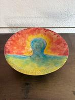 Raku Gestookte Keramische Schaal - Handwerk, Antiek en Kunst, Ophalen