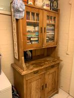 Antiek grenen buffetkast., Ophalen, Gebruikt, 100 tot 150 cm, Landelijk