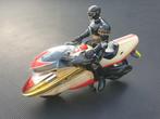 Vintage POWER RANGER (BANDAI) actiefiguur op MOTOR, Kinderen en Baby's, Speelgoed | Actiefiguren, Ophalen of Verzenden, Gebruikt