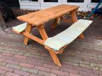 Picknicktafel kinderen, Tuin en Terras, Gebruikt, Rechthoekig, Hout, Ophalen