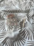 Kunstnagels - Beige met Zilver - Nieuw, Beige, Nieuw, Ophalen of Verzenden, Handen en Nagels