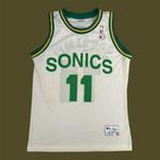 Vintage 90s NBA Sonics ZELDZAAM Schrempf jersey baskerball M, Ophalen of Verzenden