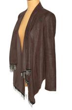 Aaiko suèdine jasje, cape, bruin, Mt. S, Aaiko, Bruin, Verzenden, Zo goed als nieuw