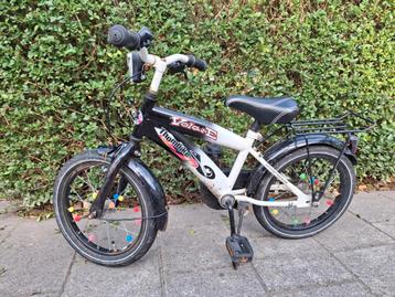 Volare Thombike 16 inch kinderfiets - Wit & Zwart beschikbaar voor biedingen