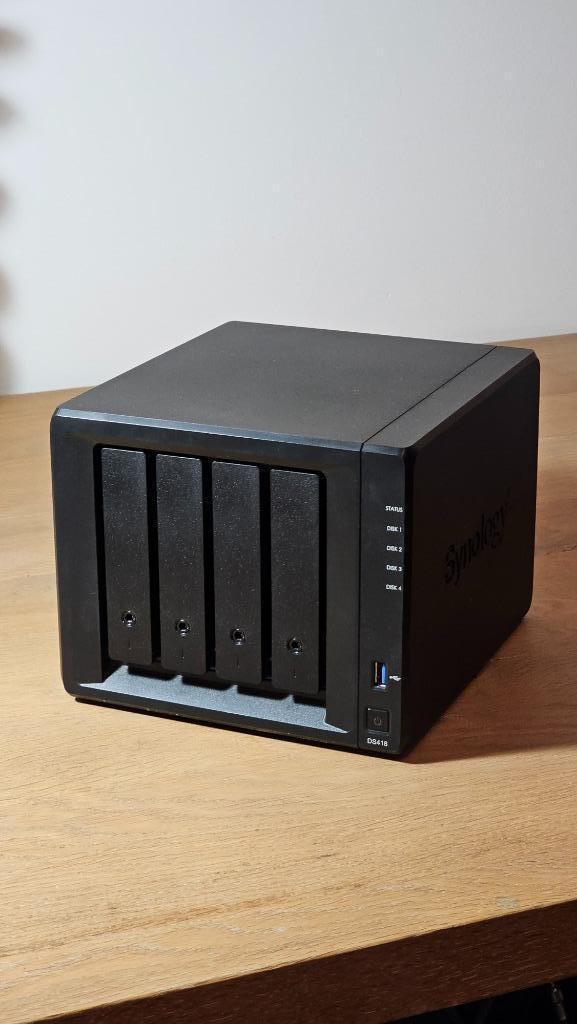 Synology DS418 12TB opslag, Computers en Software, NAS, Gebruikt, Ophalen of Verzenden