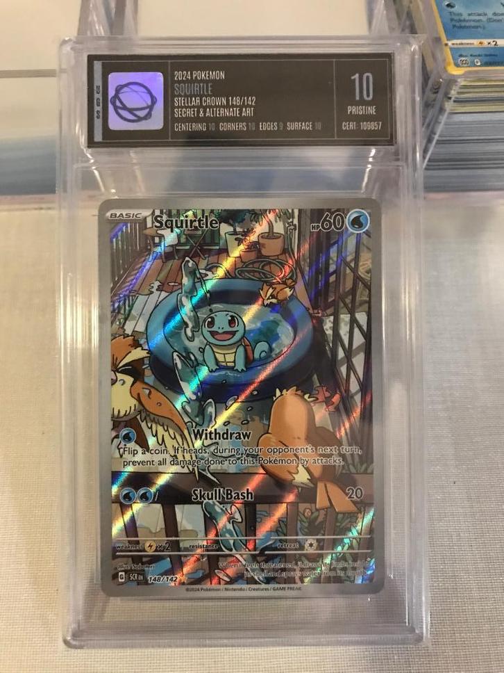 Squirtle SCR 148, Hobby en Vrije tijd, Verzamelkaartspellen | Pokémon, Nieuw, Losse kaart, Foil, Ophalen of Verzenden