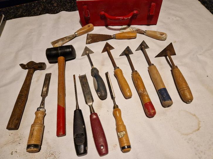 Gereedschap, gebruikt maar in prima staat, incl koffer,, Doe-het-zelf en Verbouw, Gereedschap | Handgereedschap, Nieuw, Ophalen of Verzenden