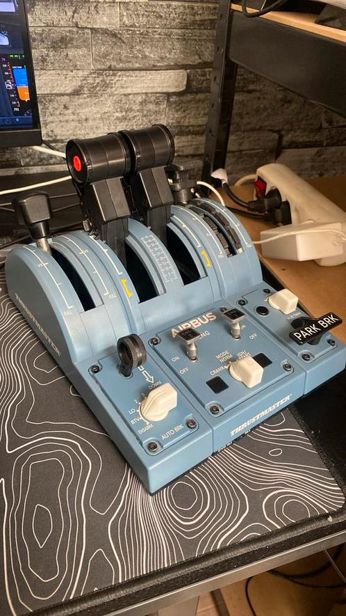 Thrustmaster tca flap/spoiler addon, Computers en Software, Joysticks, Zo goed als nieuw, Ophalen of Verzenden