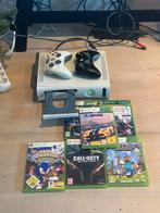 Xbox 360 + 2 controllers + 6 games, classic, Spelcomputers en Games, Met games, Met 2 controllers, Ophalen of Verzenden, Zo goed als nieuw