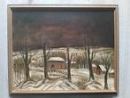 Jacques Mels (1899-1974) - Limburg winterlandschap, Antiek en Kunst, Kunst | Schilderijen | Klassiek, Ophalen of Verzenden