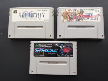 SNES games Japans Final Fantasy V, Dragon Quest, Fire Emblem beschikbaar voor biedingen