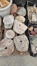 Partij stenen met gat voor fontein, Ophalen, Gebruikt, Overige materialen, Overige typen