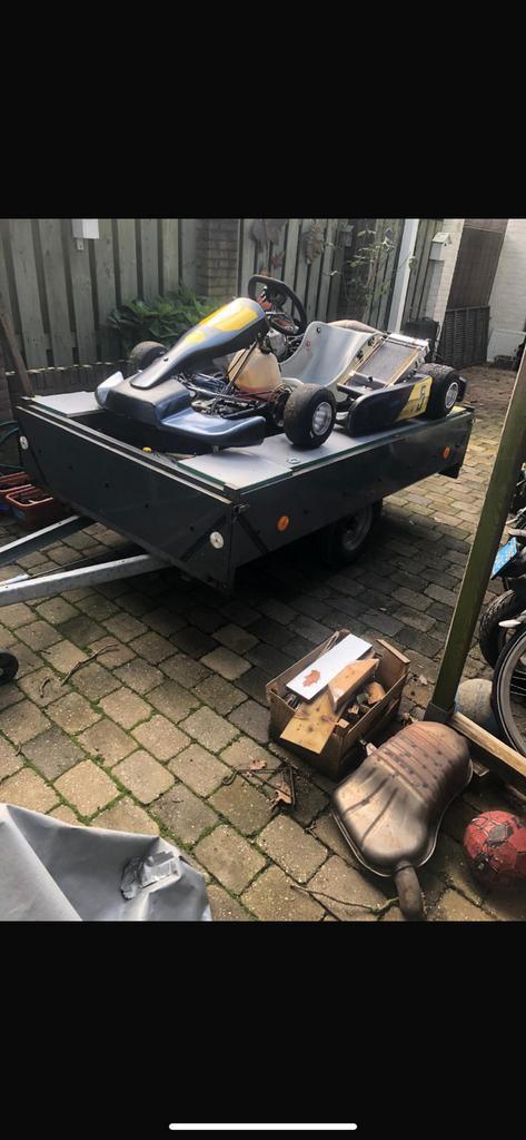 Aanhangwagen voor motorsport, Auto diversen, Aanhangers en Bagagewagens, Gebruikt, Ophalen of Verzenden