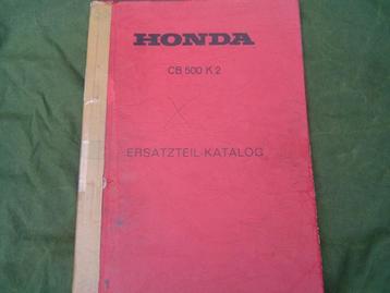 Honda CB500K2 ersatzteil katalog CB 500 K2 beschikbaar voor biedingen