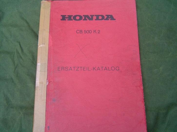 Honda CB500K2 ersatzteil katalog CB 500 K2, Motoren, Handleidingen en Instructieboekjes, Honda, Ophalen of Verzenden
