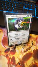 Indeedee 153/198 holo rare! Scarlet en violet, Ophalen of Verzenden, Zo goed als nieuw, Losse kaart