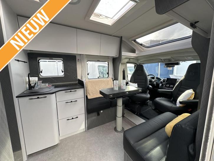 Etrusco T 7400 QBC Queensbed, Iconic line modeljaar 2026, Caravans en Kamperen, Campers, Bedrijf, tot en met 3, Half-integraal