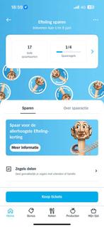 Efteling albertheijn spaarkaarten, Kortingskaart