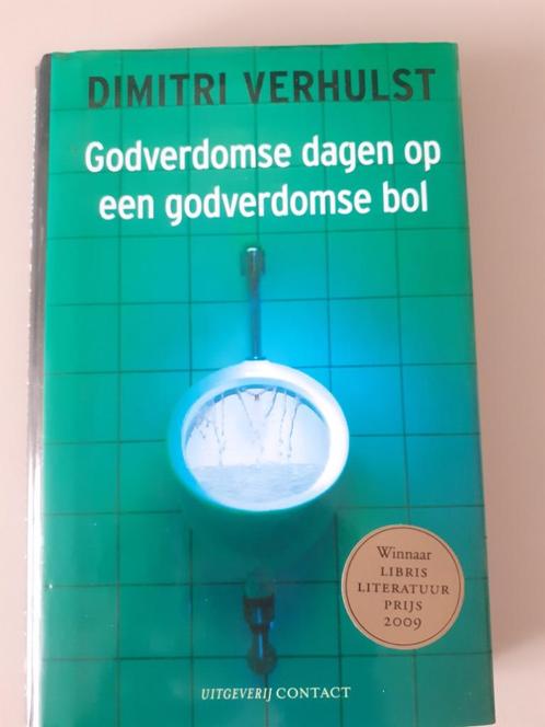 Dimitri Verhulst - Godverdomse dagen op een godverdomse bol, Boeken, Literatuur, Zo goed als nieuw, België, Ophalen of Verzenden