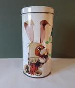 Nostalgisch beschuitblik van de fabeltjes krant., Verzamelen, Blikken, Ophalen of Verzenden, Gebruikt