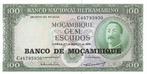 Mozambique bankbiljet 100 Escudos ND 1976-old date 27.3.1961, Postzegels en Munten, Bankbiljetten | Afrika, Verzenden, Overige landen